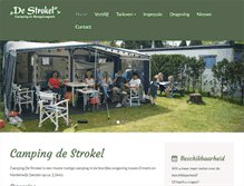 Tablet Screenshot of campingdestrokel.nl